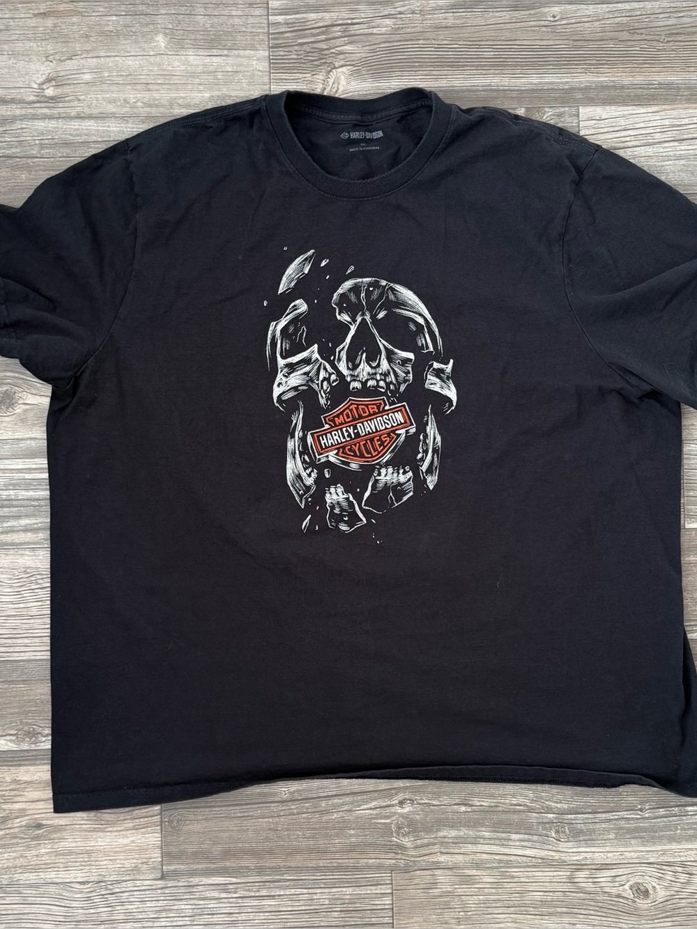 Harley-Davidson Shattered Skull Sarasota FL Graphic Tee 4XL
